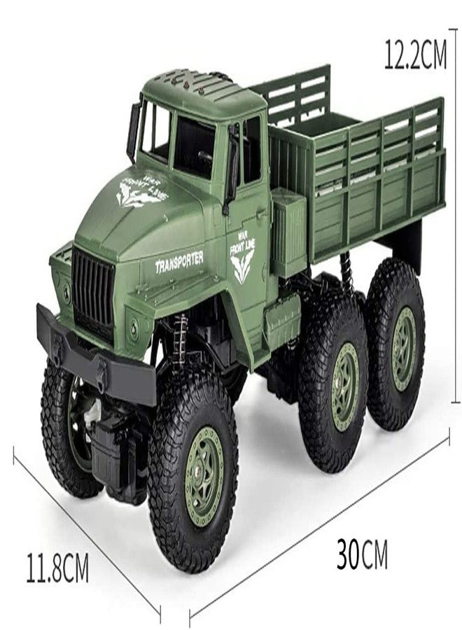 Magicwand 1:16 Scale ABS Plastic 4 Wheel Drive R/C Rechargeable Off-Road US Military Truck with LED Headlights【Pack of 1 】【Colors as Per Stock】 - Image 2